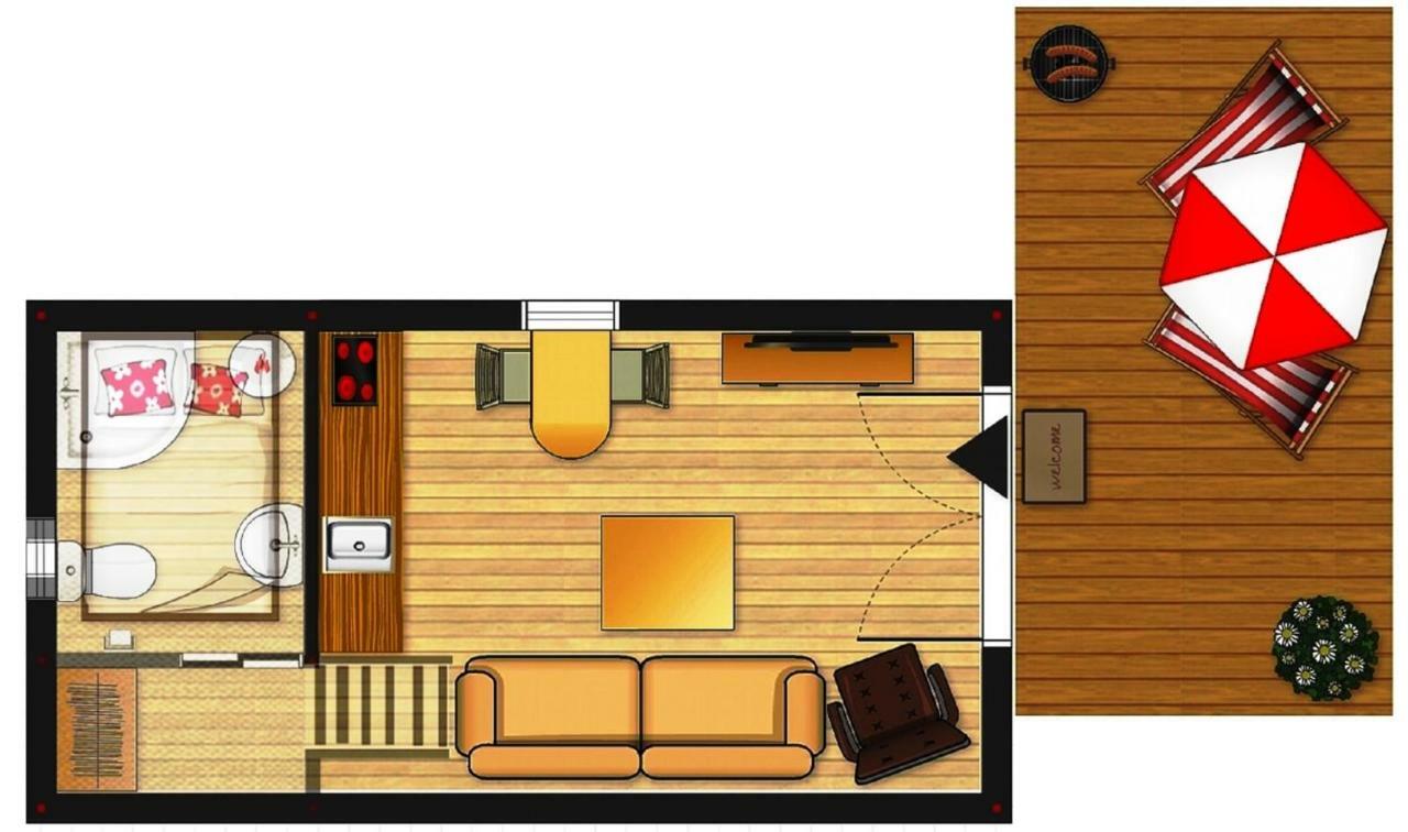 Liptovský Hrádok Tiny House Olivia 아파트 외부 사진